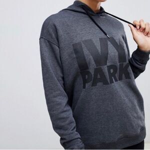 IVY PARK Charcoal and Black Hoodie